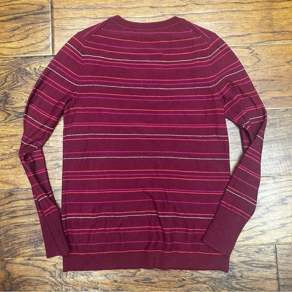 Banana republic merino wool striped crewneck sweater - Picture 2 of 5